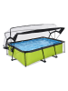 EXIT Zwembad met zonnedak "Lime" - vanaf 6 jaar - (L)300 x (B)200 x (H)65 x (D)65 cm