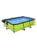 EXIT Pool mit Schutzabdeckung - ab 6 Jahren - (L)300 x (B)200 x (H)65 x (T)65 cm