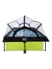 EXIT Pool mit Schutzabdeckung - ab 6 Jahren - (L)300 x (B)200 x (H)65 x (T)65 cm