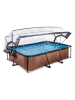 EXIT Pool mit Schutzabdeckung - ab 6 Jahren - (L)300 x (B)200 x (H)65 x (T)65 cm