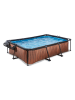 EXIT Pool mit Schutzabdeckung - ab 6 Jahren - (L)300 x (B)200 x (H)65 x (T)65 cm