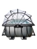 EXIT Pool mit Schutzabdeckung - ab 6 Jahren - (L)540 x (B)250 x (T)122 cm