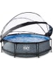 EXIT Zwembad met zonnedak "Frame" - vanaf 6 jaar - Ø300 cm