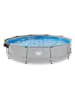 EXIT Pool "Black Wood" mit Schutzabdeckung - Ø360 x (H)76 cm - ab 6 Jahren