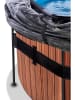 EXIT Zwembad met zonnedak "Wood" - vanaf 6 jaar - Ø 450 cm