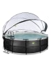 EXIT Pool "Black Leather" mit Schutzabdeckung - ab 6 Jahren - Ø 450 cm