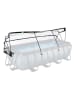 EXIT Pool-Abdeckung in Transparent/ Schwarz - (L)400 x (H)105 x (B)200 cm