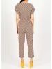 Blutsgeschwister Jumpsuit "Très Chic Carrot" beige/donkerblauw/geel
