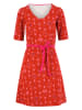 Blutsgeschwister Kleid "Home Cute little fruity girl" in Rot/ Rosa