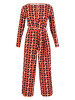 Blutsgeschwister Jumpsuit "Draperie absolue long after party" oranje/lichtroze