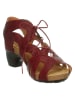 Think! Leder-Sandaletten "Traudi" in Rot