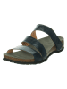 Think! Leren slippers "Julia" groen