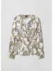 STEFANEL Blouse wit/geel/paars