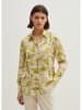 STEFANEL Bluse in Beige/ Grün