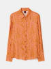 STEFANEL Bluse in Orange/ Rosa