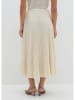 STEFANEL Plisseerock in Creme