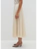 STEFANEL Plisseerock in Creme