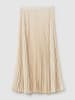 STEFANEL Plisseerock in Creme