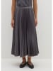 STEFANEL Plisseerock in Grau