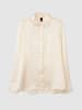 STEFANEL Seidenbluse in Creme