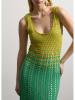 STEFANEL Kleid in Limette/ Grün/ Blau