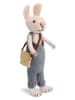 Gry & Sif Dekofigur ''Bunny'' in Weiß/ Grau - (B)10 x (H)30 x (T)8 cm