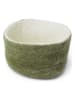 Gry & Sif Opbergmand groen/wit - Ø 21 cm