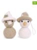 Gry & Sif 2-delige set: decohanger ''Chickens'' geel - (L)5,5 cm