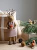 Gry & Sif Figurka dekoracyjna "Girly Deer" w kolorze jasnobrązowo-jasnoróżowym - 27 cm