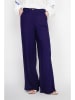 Le Jardin du Lin Linnen broek donkerblauw