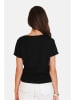 Le Jardin du Lin Shirt in Schwarz