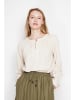 Le Jardin du Lin Leinen-Bluse in Creme