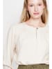 Le Jardin du Lin Leinen-Bluse in Creme