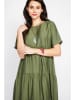 Le Jardin du Lin Kleid in Khaki