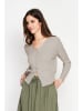 Le Jardin du Lin Cardigan in Taupe