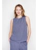 Le Jardin du Lin Leinen-Top in Blau