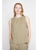 Le Jardin du Lin Leinen-Top in Khaki