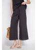 Le Jardin du Lin Leinen-Culotte in Schwarz