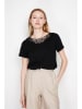 Le Jardin du Lin Shirt in Schwarz