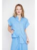 Le Jardin du Lin Linnen blouse lichtblauw