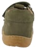 Lurchi Skórzane półsandały barefoot "Senti" w kolorze khaki
