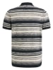 PME Legend Poloshirt in Dunkelblau/ Creme