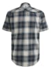 PME Legend Hemd - Regular fit - in Dunkelblau/ Creme