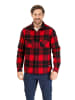 Bergans Flanellen hemd "Nordmarka" - relaxed fit - rood/zwart