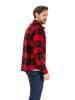 Bergans Flanellen hemd "Nordmarka" - relaxed fit - rood/zwart