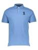 Hackett London Poloshirt lichtblauw
