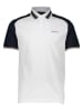 Hackett London Koszulka polo w kolorze biało-granatowym