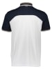 Hackett London Poloshirt in Weiß/ Dunkelblau