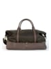 Victor & Hugo Paris Leren weekendtas "Andia" bruin - (B)50 x (H)35 x (D)25 cm
