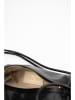 Victor & Hugo Paris Leder-Schultertasche "Aina" in Schwarz - (B)26 x (H)12 x (T)5 cm